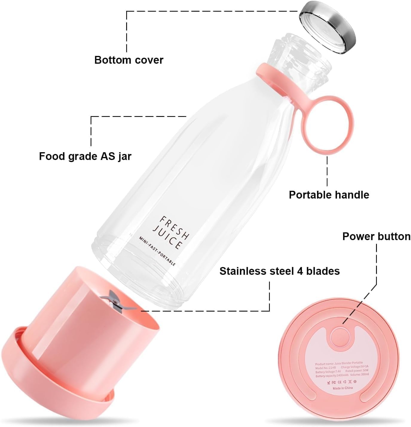 Traverl Portable Mini Juice Blender