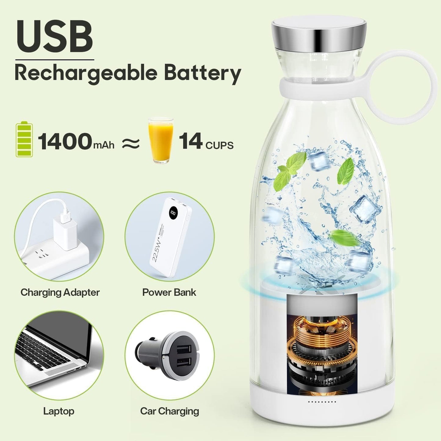 Traverl Portable Mini Juice Blender