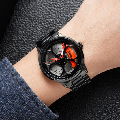Stereoscopic Car Wheel Watch