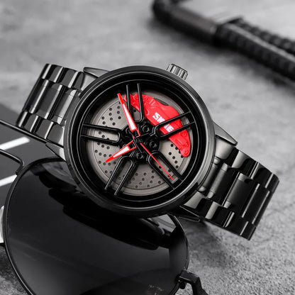 Stereoscopic Car Wheel Watch