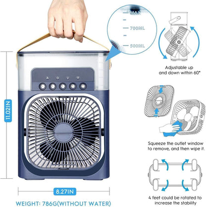 Portable Air Cooler with LED Light